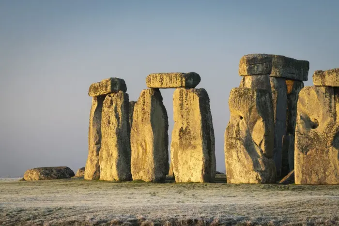 Framed Print : Morning sunlight shining on Stonehenges Sarsen Stones, Stonehenge, Wiltshire, England. Winter (January) 2022 Framed Print : Morning sunlight shining on Stonehenges Sarsen Stones, Stonehenge, Wiltshire, England. Winter (January) 2022