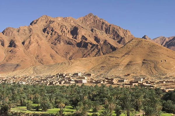 Morocco, Anti Atlas mountains between Tata and Tafraoute, Village