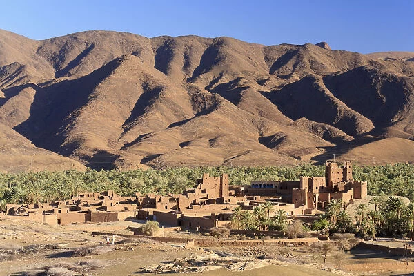 Morocco, Draa Valley, Kasbah Tamnougalt