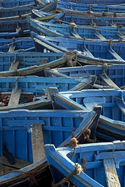 Morocco, Essaouira. The traditional fishing port. Influenced heavily both physically