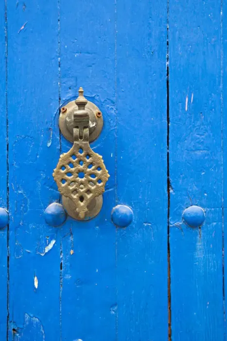 Framed Print : Morocco, Fes, Typical Moroccan door Framed Print : Morocco, Fes, Typical Moroccan door