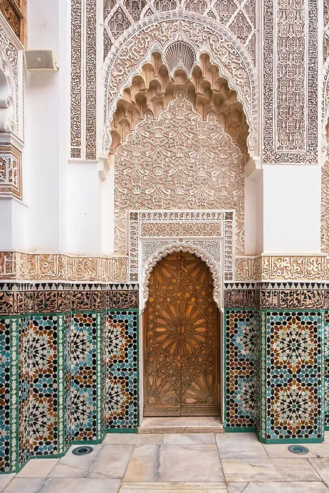 Framed Print : Morocco, Marrakech, Medina, UNESCO World Heitage Site, Ben Youssef medersa Framed Print : Morocco, Marrakech, Medina, UNESCO World Heitage Site, Ben Youssef medersa