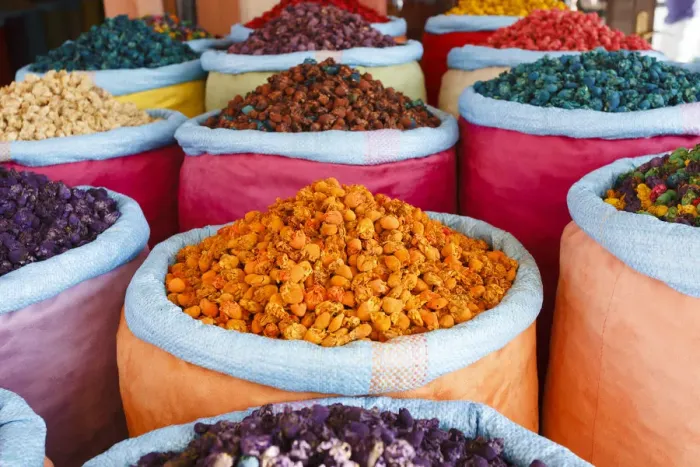 Framed Print : Morocco, Marrakech, Spices and scents of Morocco Framed Print : Morocco, Marrakech, Spices and scents of Morocco