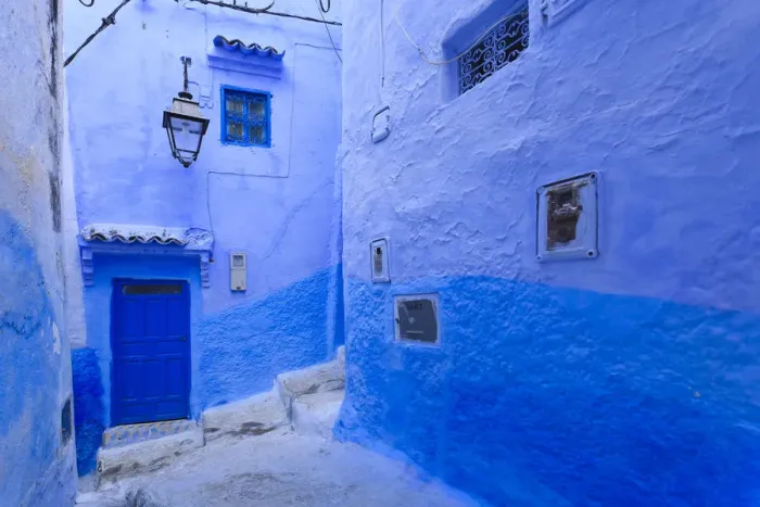 Framed Print : Morocco, Rif Mountains, Chefchaouen, Medina Framed Print : Morocco, Rif Mountains, Chefchaouen, Medina