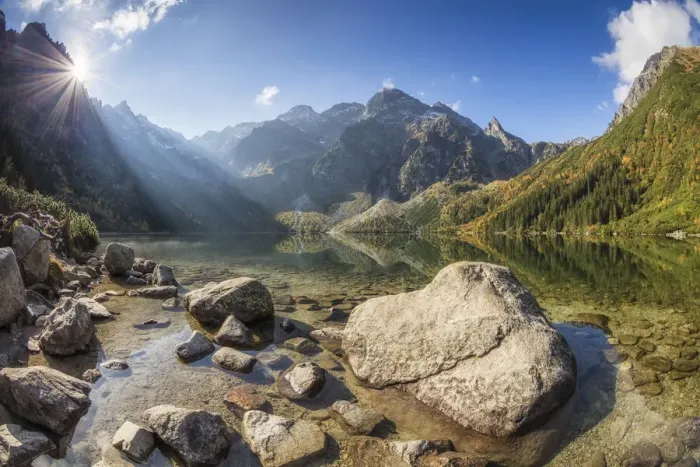 Framed Print : Morskie Oko, Tatra National Park, Poland