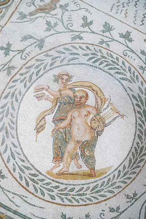 Framed Print : Mosaic at the Archaeological Museum, El Jem, Tunisia Framed Print : Mosaic at the Archaeological Museum, El Jem, Tunisia