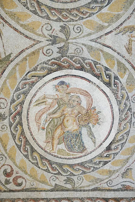 Framed Print : Mosaic at the Archaeological Museum, El Jem, Tunisia Framed Print : Mosaic at the Archaeological Museum, El Jem, Tunisia