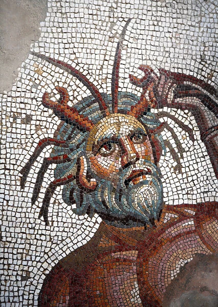 Mosaic from the House of Amphitrite, Roman city Bulla Regia, Tunisia