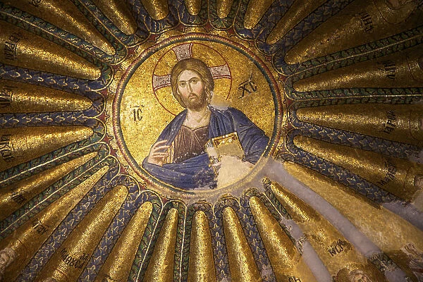 Mosaic Showing Christ and His Ancestors, Interior of Church of St Saviour, Chora
