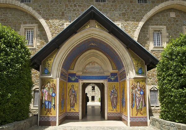 Mosaics in Kyyko Monastery, Troodos Mountains, Cyprus