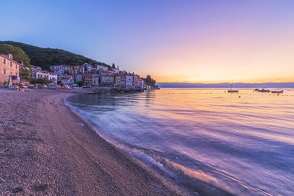 Moscenicka Draga, morning light, Kvarner Bay, Opatija riviera, Adriatic Sea, Croatia