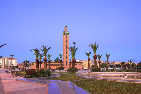 Mosque And Gardens, Tiznit, Morocco, North Africa