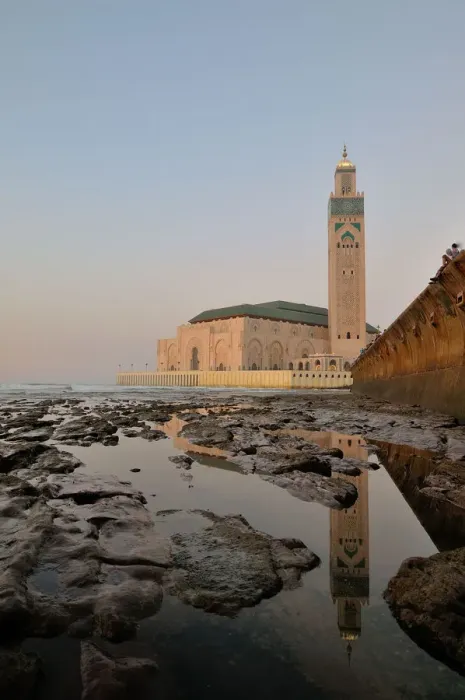 Framed Print : Mosque of Hassan II, Casablanca, Morocco, North Africa Framed Print : Mosque of Hassan II, Casablanca, Morocco, North Africa