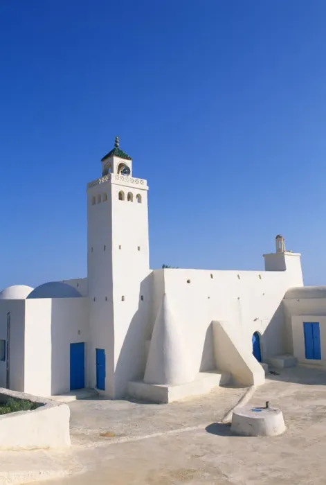 Framed Print : Mosque in Midoun, Djerba Island, Tunisia Framed Print : Mosque in Midoun, Djerba Island, Tunisia