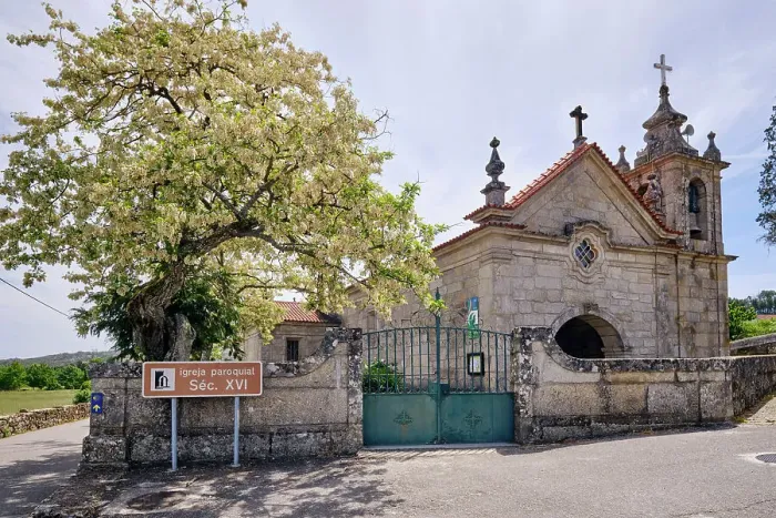 Framed Print : The motherchurch of the village where was born Aquilino Ribeiro, in 1885, one of the greatest portuguese writers. Carregal de Tabosa, Sernancelhe. Beira Alta, Portugal