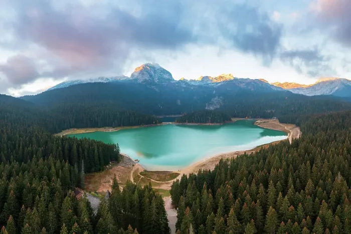 Framed Print : Mount Durmitor and Crno Jevero or Black lake in the Municipality of Zabljak in northern Montenegro Framed Print : Mount Durmitor and Crno Jevero or Black lake in the Municipality of Zabljak in northern Montenegro