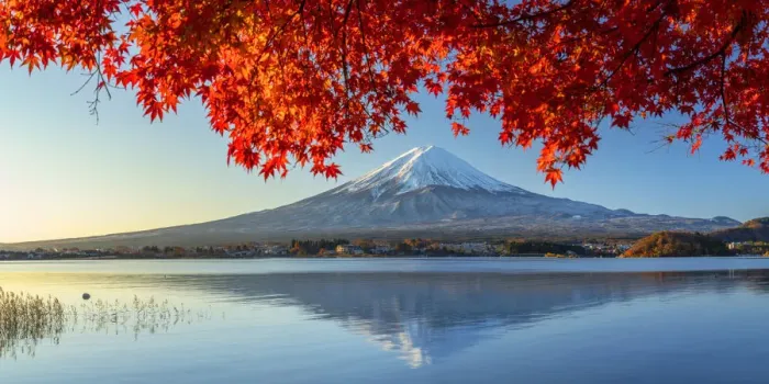 Framed Print : Mount Fuji and Lake Kawaguchi, Yamanashi Prefecture, Japan Framed Print : Mount Fuji and Lake Kawaguchi, Yamanashi Prefecture, Japan