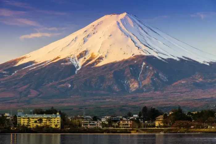 Framed Print : Mount Fuji at sunrise as seen from Lake Kawaguchi, Yamanashi Prefecture, Japan Framed Print : Mount Fuji at sunrise as seen from Lake Kawaguchi, Yamanashi Prefecture, Japan