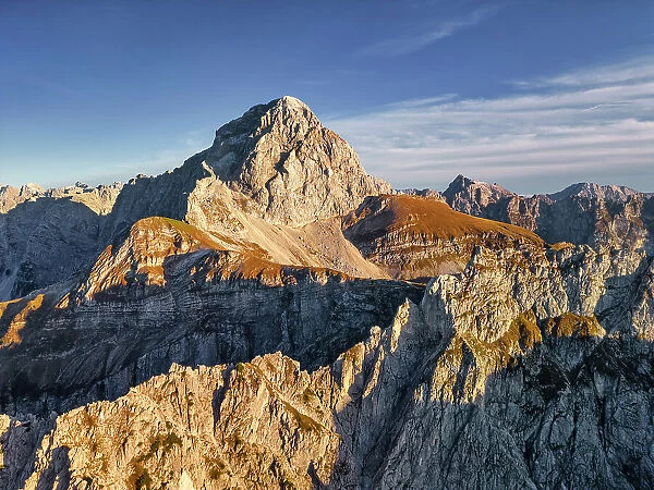 Mount Mangart, Julian Alps, Triglav National Park, Slovenia, Europe