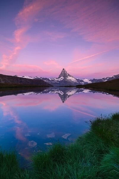 Mount Matterhorn, Stellisee, Zermatt, Switzerland