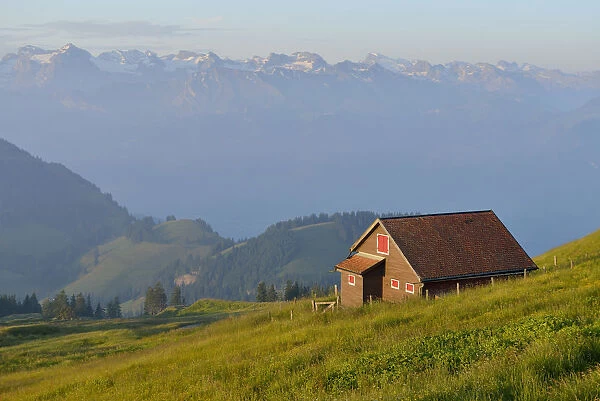 On top of Mount Rigi, Switzerland, North-Eastern Swiss Alps, Europe