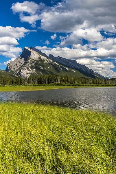 Mount Rundle and Vermilion Lakes, Banff National Park, Alberta, Canada