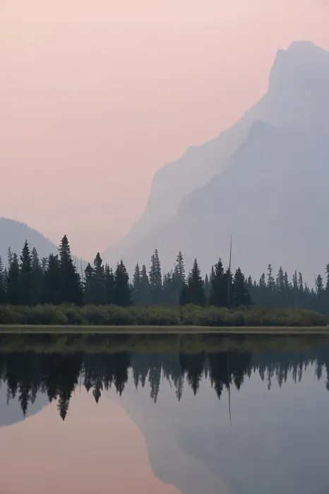 Framed Print : Mount Rundle, Vermillion Lakes, Banff National Park, Alberta, Canada