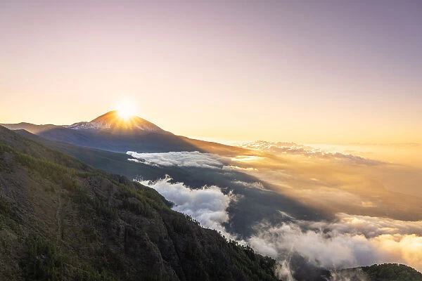 Mount Teide at sunset. Tenerife, Canary Islands, Spain