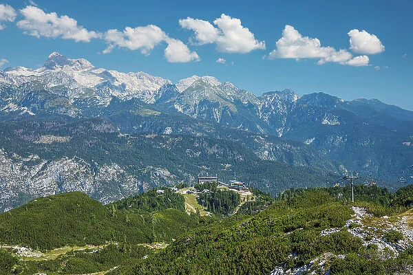 Mount Vogel above Lake Bohinj, Upper Carniola region, Slovenia