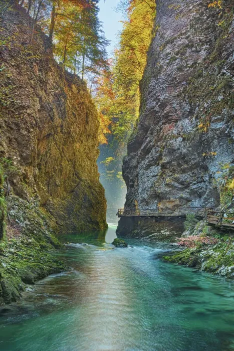 Framed Print : Mountain brook through canyon - Slovenia, Gorenjska, Bled, Vintgarklamm - Alps Framed Print : Mountain brook through canyon - Slovenia, Gorenjska, Bled, Vintgarklamm - Alps