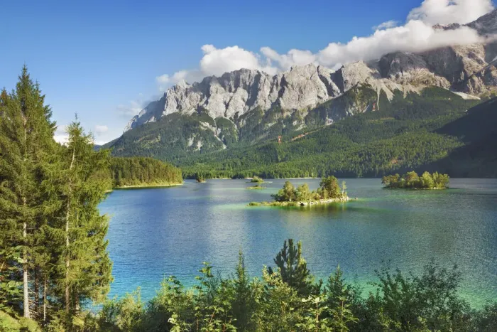 Framed Print : Mountain impression at Eibsee - Germany, Bavaria, Upper Bavaria, Garmisch-Partenkirchen Framed Print : Mountain impression at Eibsee - Germany, Bavaria, Upper Bavaria, Garmisch-Partenkirchen