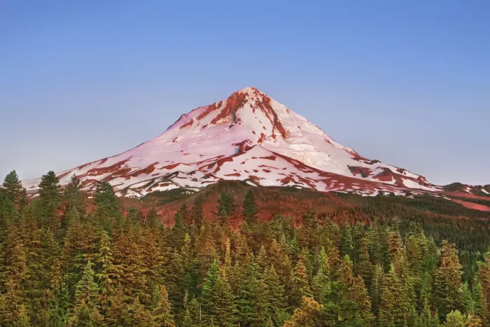 Framed Print : Mountain impression Mount Hood - USA, Oregon, Hood River, Mount Hood