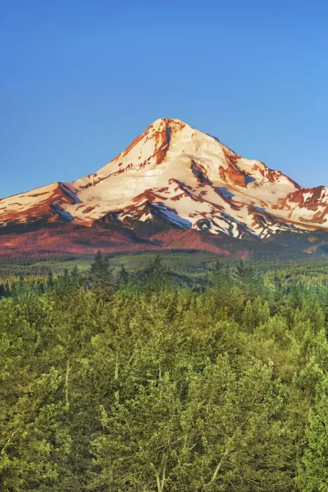 Framed Print : Mountain impression Mount Hood - USA, Oregon, Hood River, Hood River Valley