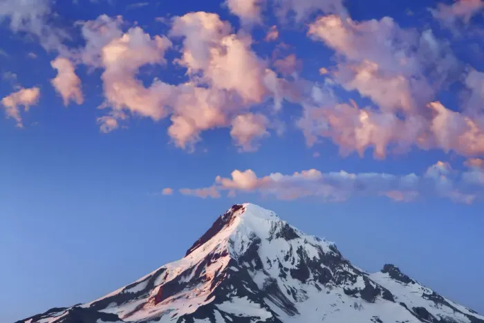 Framed Print : Mountain impression Mount Hood - USA, Oregon, Hood River, Lost Lake - Cascade Range