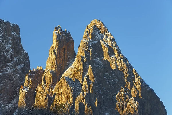 Mountain impression Schlern - Italy, Trentino-Alto Adige, South Tyrol, Seiser Alm
