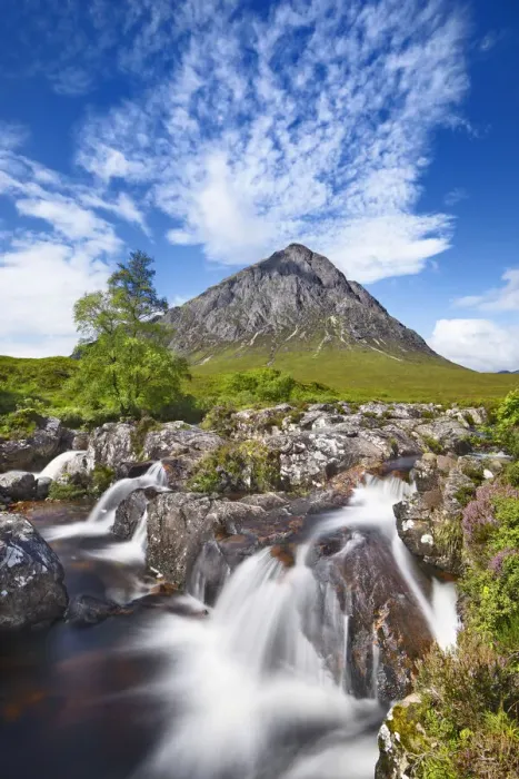 Framed Print : Mountain landscape at Buachaille Etive Mor - United Kingdom, Scotland, Argyll and Bute Framed Print : Mountain landscape at Buachaille Etive Mor - United Kingdom, Scotland, Argyll and Bute