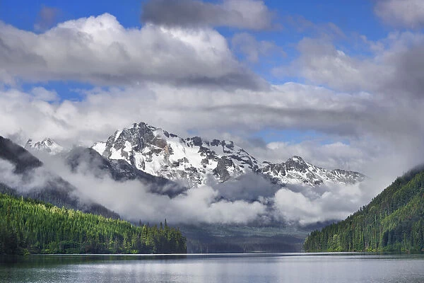 Mountain landscape with Joffre Peak at Duffey Lake - Canada, British Columbia