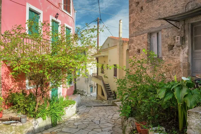 Framed Print : Mountain village Clomos, Corfu Island, Ionian Islands, Ionian Sea, Greece Framed Print : Mountain village Clomos, Corfu Island, Ionian Islands, Ionian Sea, Greece