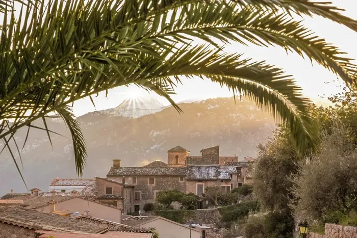 Framed Print : The mountain village of Fornalutx with a view of the Serra de Tramuntana, Mallorca, Balearic Islands, Spain Framed Print : The mountain village of Fornalutx with a view of the Serra de Tramuntana, Mallorca, Balearic Islands, Spain