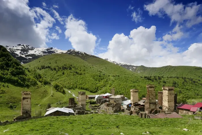 Framed Print : The mountain village of Ushguli. A UNESCO World Heritage Site. Upper Svanetia, Georgia Framed Print : The mountain village of Ushguli. A UNESCO World Heritage Site. Upper Svanetia, Georgia