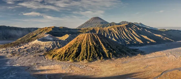 Framed Print : Mountains Bromo, Semeru, Batok and Widodaren, Bromo Tengger Semeru National Park