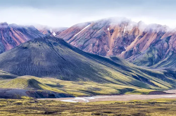 Framed Print : Mountains in Landmannalaugar, Highlands, Iceland Framed Print : Mountains in Landmannalaugar, Highlands, Iceland