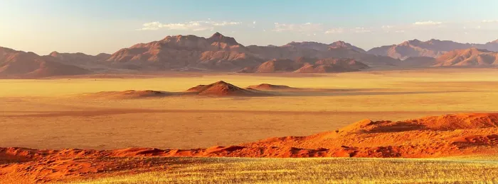 Framed Print : Mountains and sand dunes, Namib Rand Nature Reserve, Namib Desert, Namibia