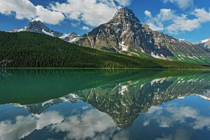 Framed Print : Mt. Chephren reflected in Upper Waterfowl Lake, Banff National Park, Alberta, Canada Framed Print : Mt. Chephren reflected in Upper Waterfowl Lake, Banff National Park, Alberta, Canada