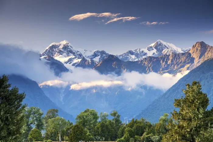 Framed Print : Mt. Cook & Mt. Tasman, New Zealand Framed Print : Mt. Cook & Mt. Tasman, New Zealand