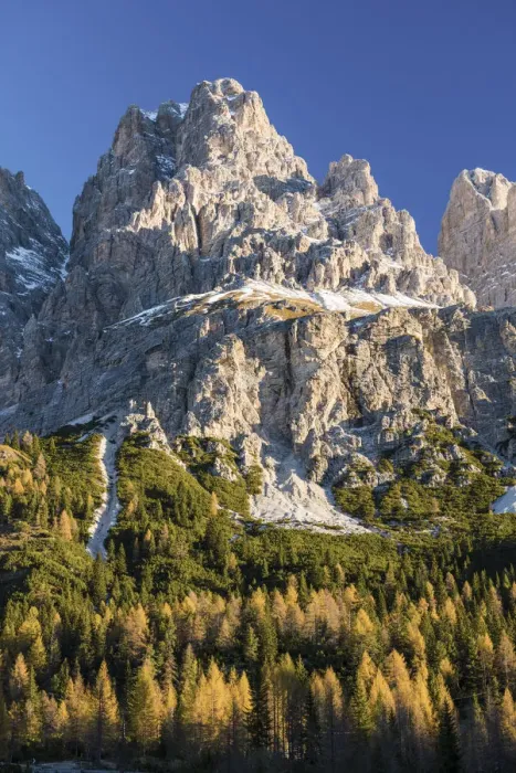 Framed Print : Mt. Cristallo in Autumn, Dolomites, South Tyrol, Italy Framed Print : Mt. Cristallo in Autumn, Dolomites, South Tyrol, Italy