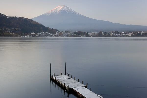 Mt. Fuji & Lake Kawaguchi, Kansai region, Honshu, Japan