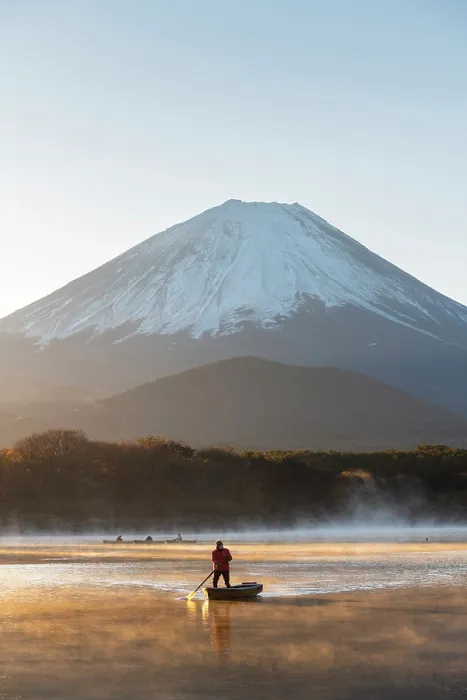 Framed Print : Mt Fuji seen from lake Shoji, Yamanashi Prefecture, Japan Framed Print : Mt Fuji seen from lake Shoji, Yamanashi Prefecture, Japan