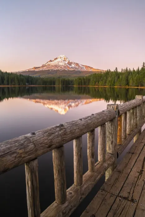 Framed Print : Mt Hood reflecting on Trillium Lake at sunset. Government Camp, Clackamas county, Oregon Framed Print : Mt Hood reflecting on Trillium Lake at sunset. Government Camp, Clackamas county, Oregon