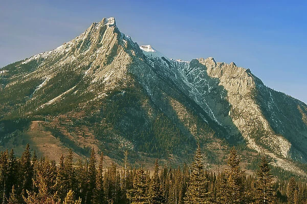 Mt. Lorette, Canadian Rocky Mountains, Kananaskis Country, Alberta, Canada